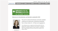 Desktop Screenshot of nordicpublictransport.com